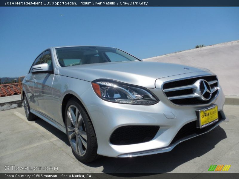 Iridium Silver Metallic / Gray/Dark Gray 2014 Mercedes-Benz E 350 Sport Sedan