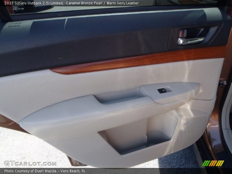 Caramel Bronze Pearl / Warm Ivory Leather 2013 Subaru Outback 2.5i Limited