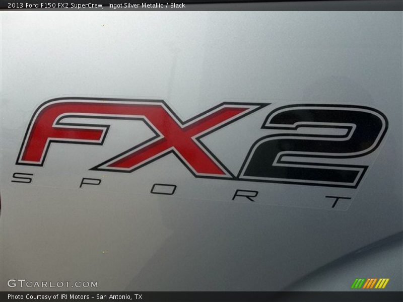Ingot Silver Metallic / Black 2013 Ford F150 FX2 SuperCrew
