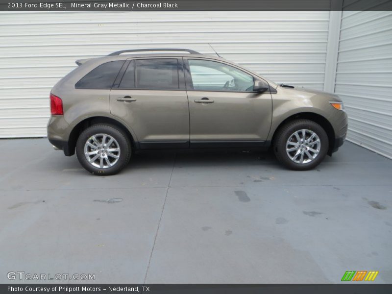 Mineral Gray Metallic / Charcoal Black 2013 Ford Edge SEL