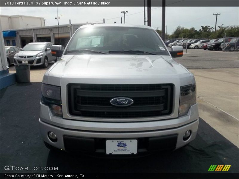 Ingot Silver Metallic / Black 2013 Ford F150 FX2 SuperCrew