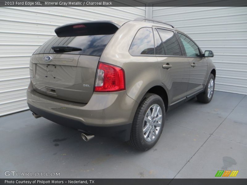 Mineral Gray Metallic / Charcoal Black 2013 Ford Edge SEL