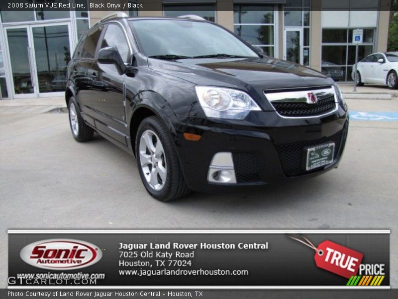 Black Onyx / Black 2008 Saturn VUE Red Line