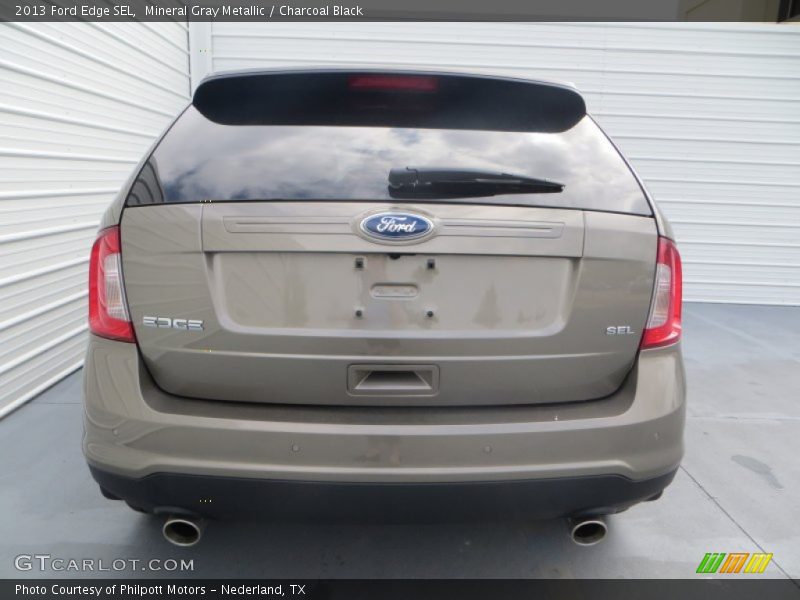 Mineral Gray Metallic / Charcoal Black 2013 Ford Edge SEL