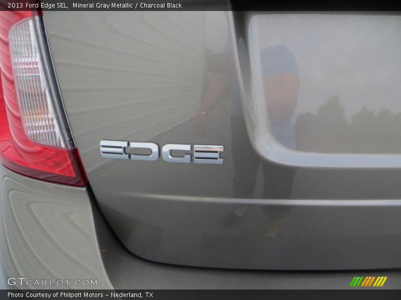 Mineral Gray Metallic / Charcoal Black 2013 Ford Edge SEL