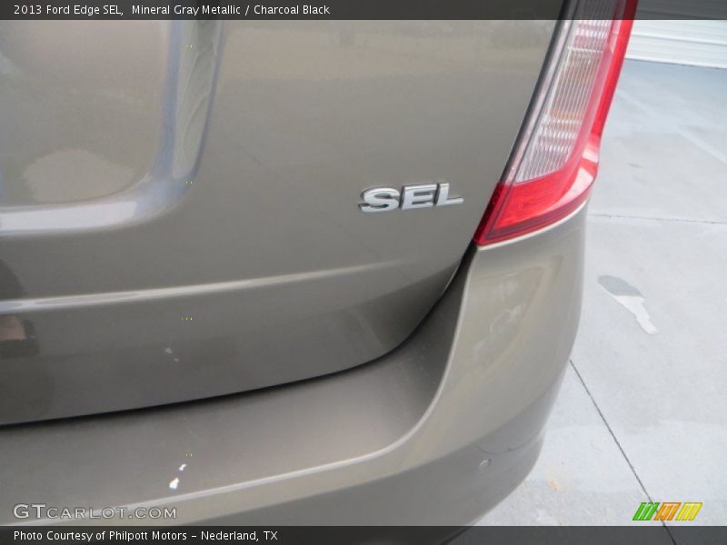 Mineral Gray Metallic / Charcoal Black 2013 Ford Edge SEL