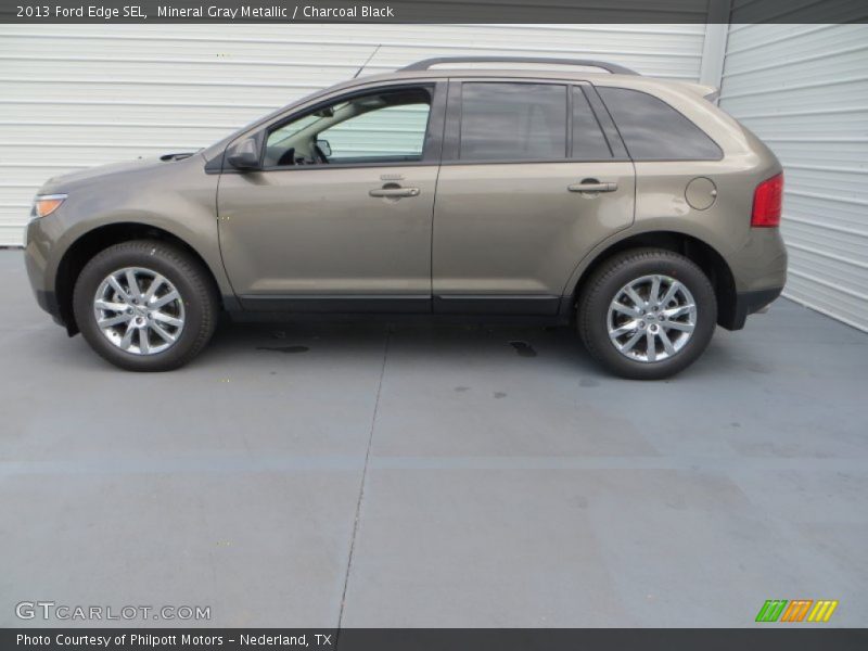 Mineral Gray Metallic / Charcoal Black 2013 Ford Edge SEL