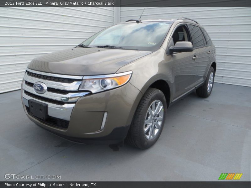 Mineral Gray Metallic / Charcoal Black 2013 Ford Edge SEL