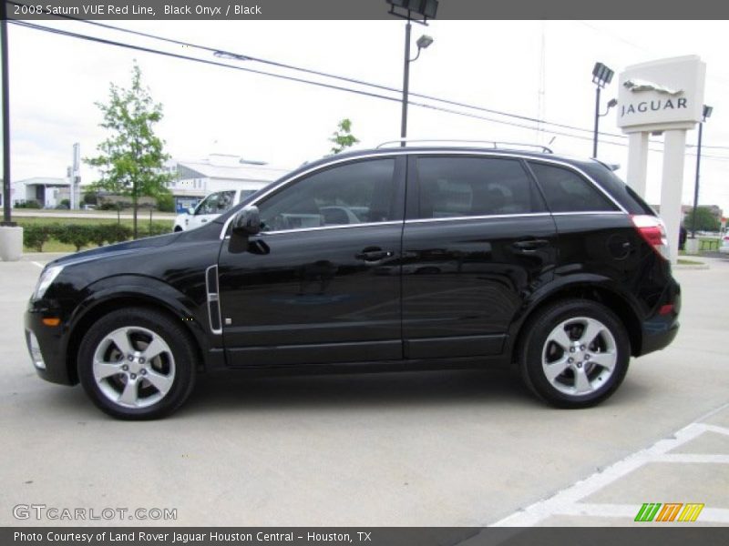 Black Onyx / Black 2008 Saturn VUE Red Line