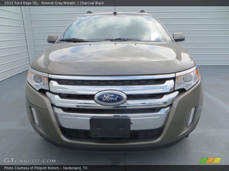 Mineral Gray Metallic / Charcoal Black 2013 Ford Edge SEL