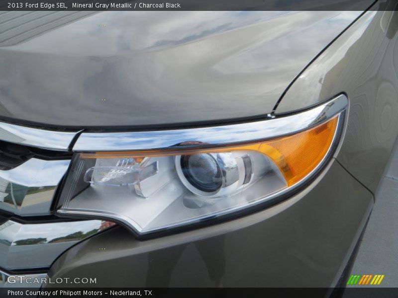 Mineral Gray Metallic / Charcoal Black 2013 Ford Edge SEL