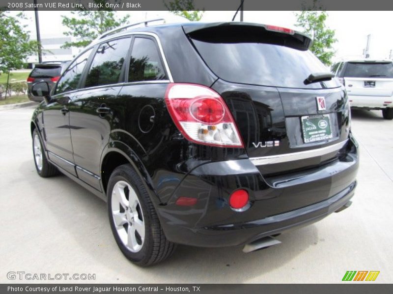 Black Onyx / Black 2008 Saturn VUE Red Line