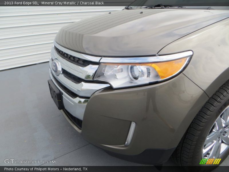 Mineral Gray Metallic / Charcoal Black 2013 Ford Edge SEL