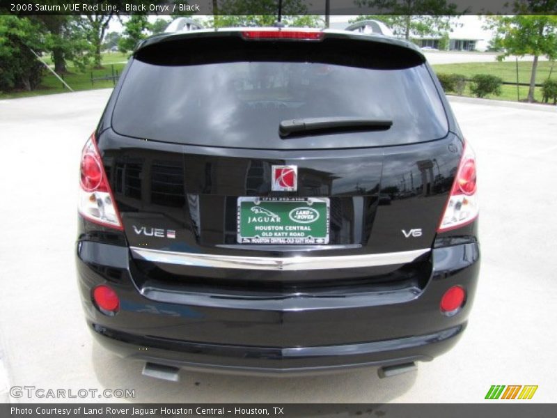 Black Onyx / Black 2008 Saturn VUE Red Line