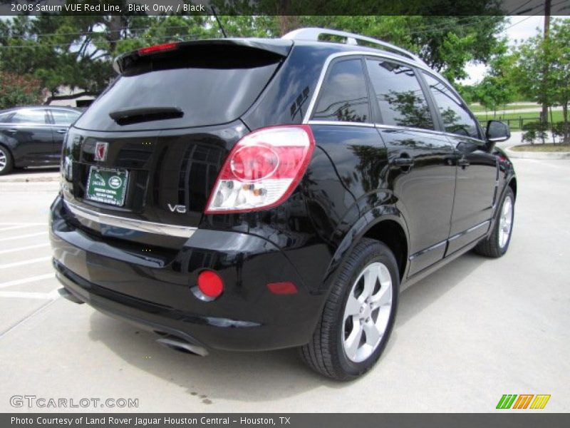 Black Onyx / Black 2008 Saturn VUE Red Line