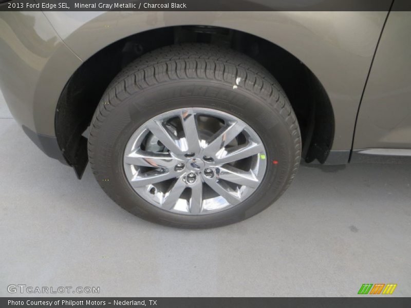 Mineral Gray Metallic / Charcoal Black 2013 Ford Edge SEL