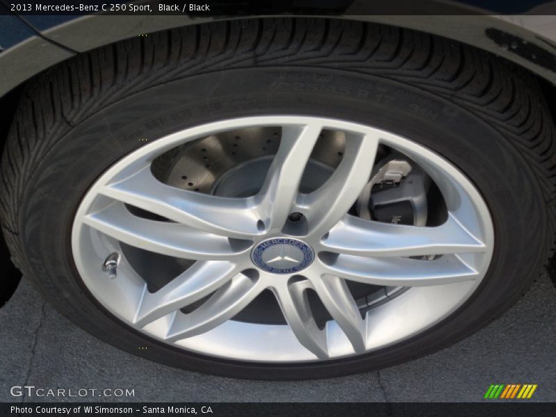 Black / Black 2013 Mercedes-Benz C 250 Sport
