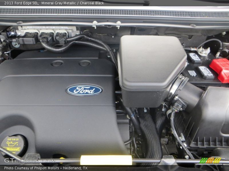 Mineral Gray Metallic / Charcoal Black 2013 Ford Edge SEL