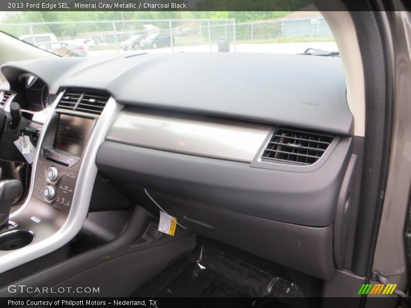 Mineral Gray Metallic / Charcoal Black 2013 Ford Edge SEL