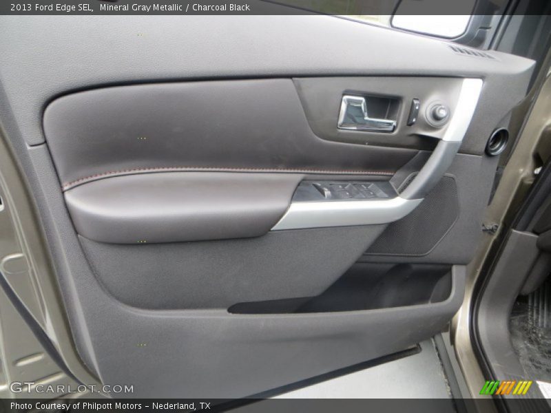 Mineral Gray Metallic / Charcoal Black 2013 Ford Edge SEL