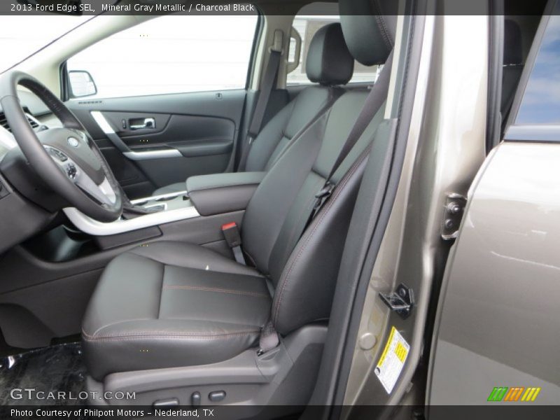 Mineral Gray Metallic / Charcoal Black 2013 Ford Edge SEL