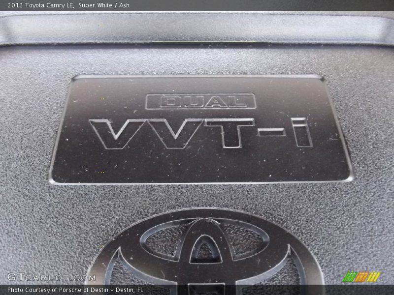 Super White / Ash 2012 Toyota Camry LE