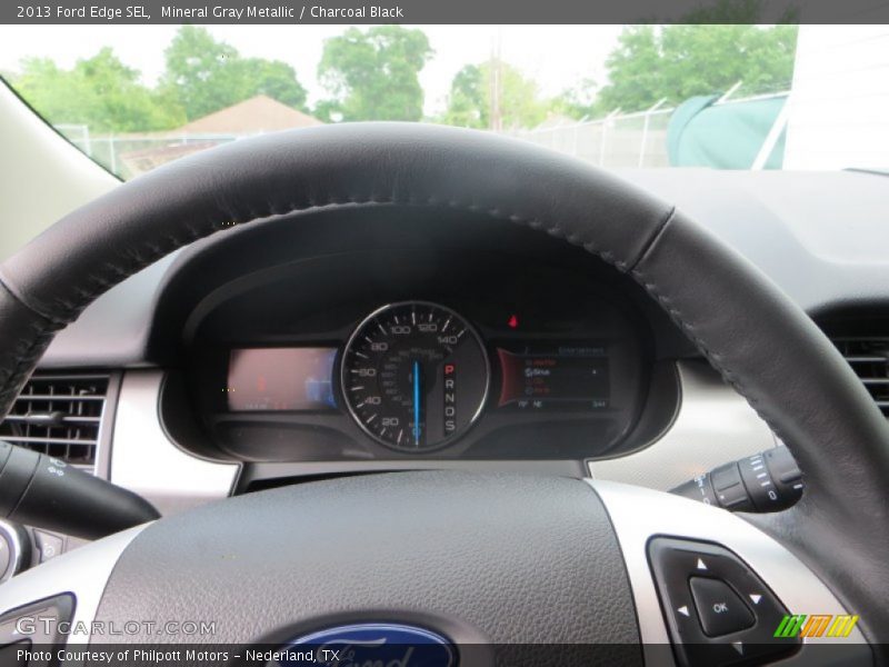 Mineral Gray Metallic / Charcoal Black 2013 Ford Edge SEL