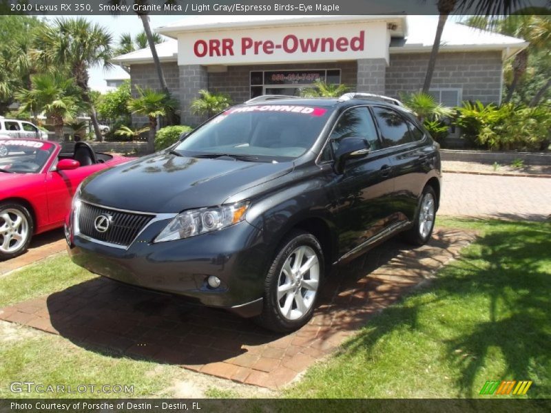 Smokey Granite Mica / Light Gray/Espresso Birds-Eye Maple 2010 Lexus RX 350