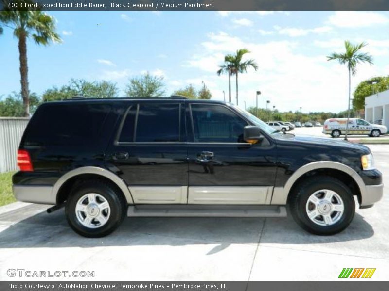 Black Clearcoat / Medium Parchment 2003 Ford Expedition Eddie Bauer