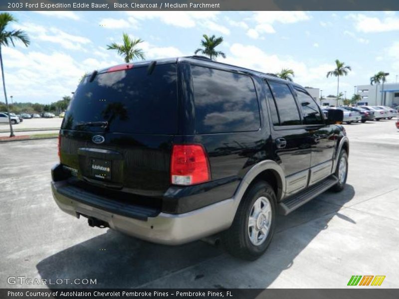 Black Clearcoat / Medium Parchment 2003 Ford Expedition Eddie Bauer