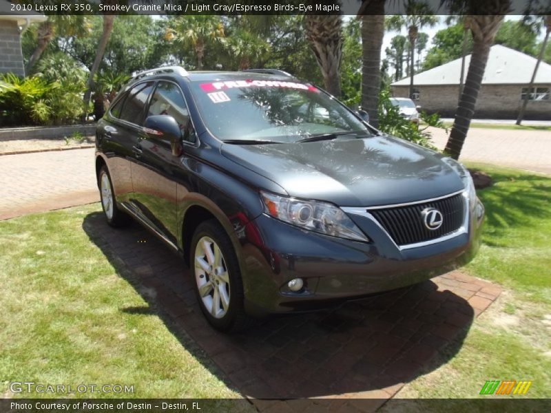 Smokey Granite Mica / Light Gray/Espresso Birds-Eye Maple 2010 Lexus RX 350