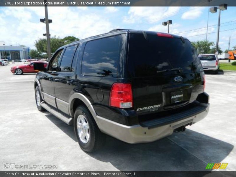 Black Clearcoat / Medium Parchment 2003 Ford Expedition Eddie Bauer