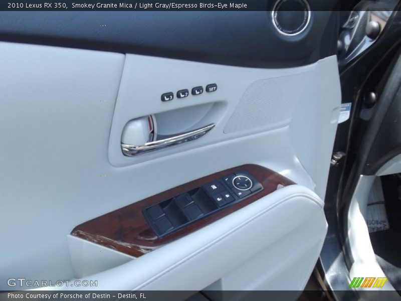 Smokey Granite Mica / Light Gray/Espresso Birds-Eye Maple 2010 Lexus RX 350