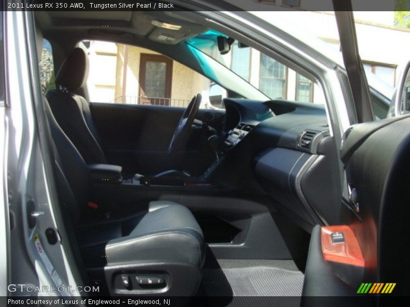 Tungsten Silver Pearl / Black 2011 Lexus RX 350 AWD