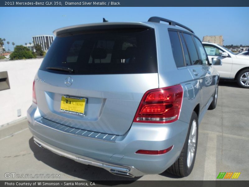 Diamond Silver Metallic / Black 2013 Mercedes-Benz GLK 350