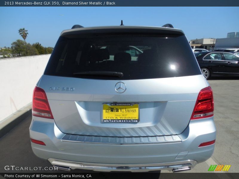 Diamond Silver Metallic / Black 2013 Mercedes-Benz GLK 350