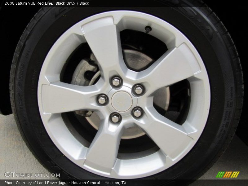 Black Onyx / Black 2008 Saturn VUE Red Line