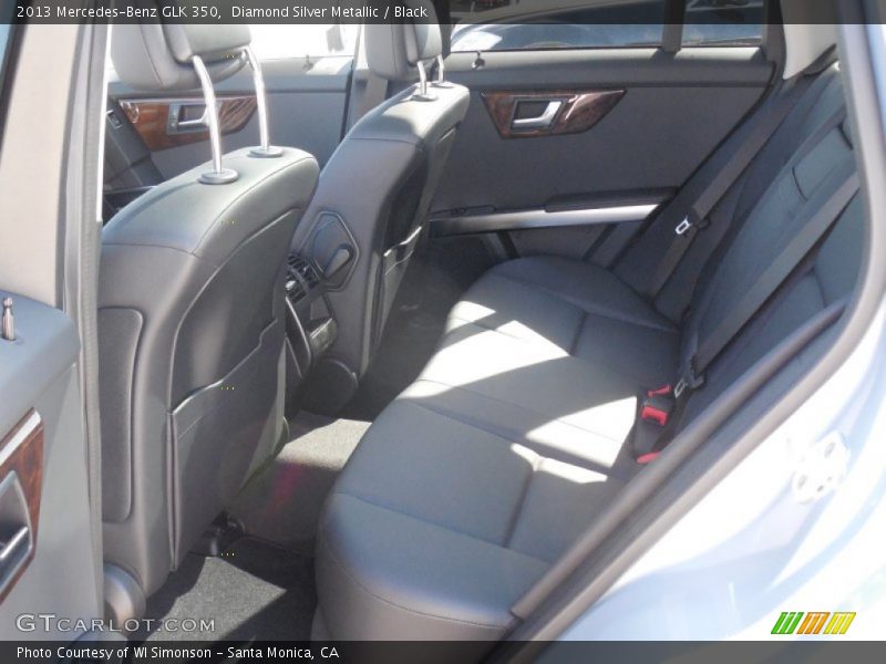 Diamond Silver Metallic / Black 2013 Mercedes-Benz GLK 350