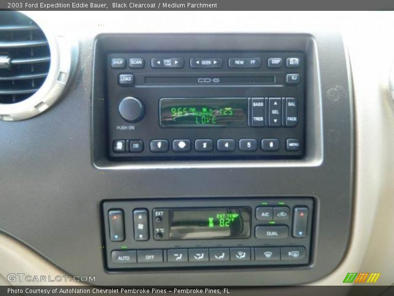 Controls of 2003 Expedition Eddie Bauer