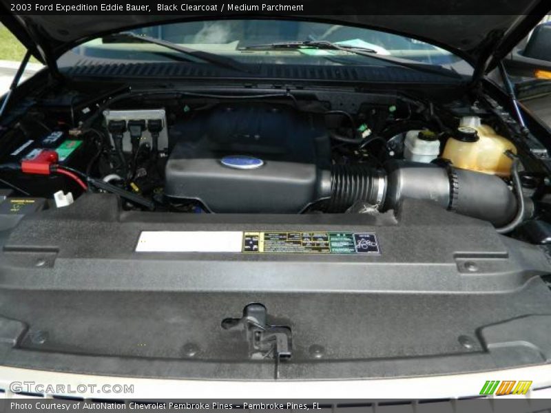 Black Clearcoat / Medium Parchment 2003 Ford Expedition Eddie Bauer