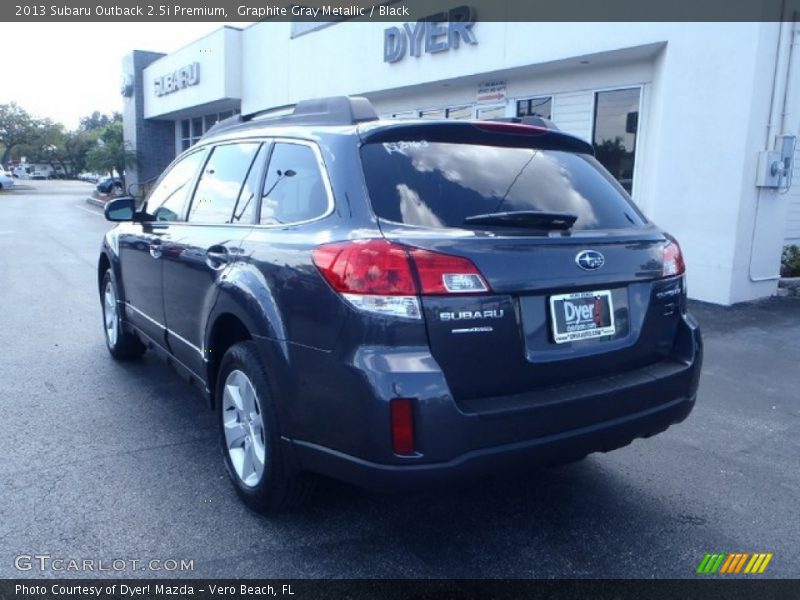 Graphite Gray Metallic / Black 2013 Subaru Outback 2.5i Premium