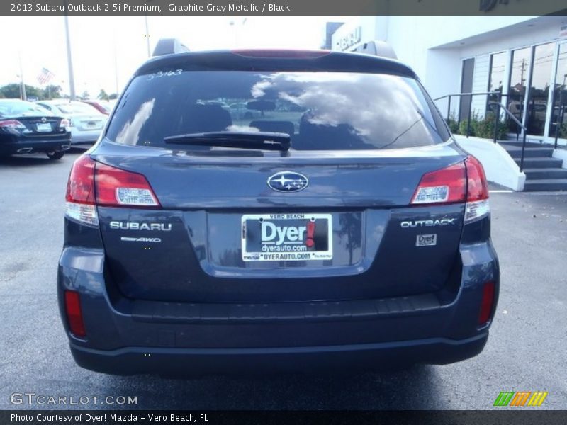 Graphite Gray Metallic / Black 2013 Subaru Outback 2.5i Premium
