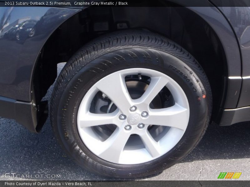 Graphite Gray Metallic / Black 2013 Subaru Outback 2.5i Premium