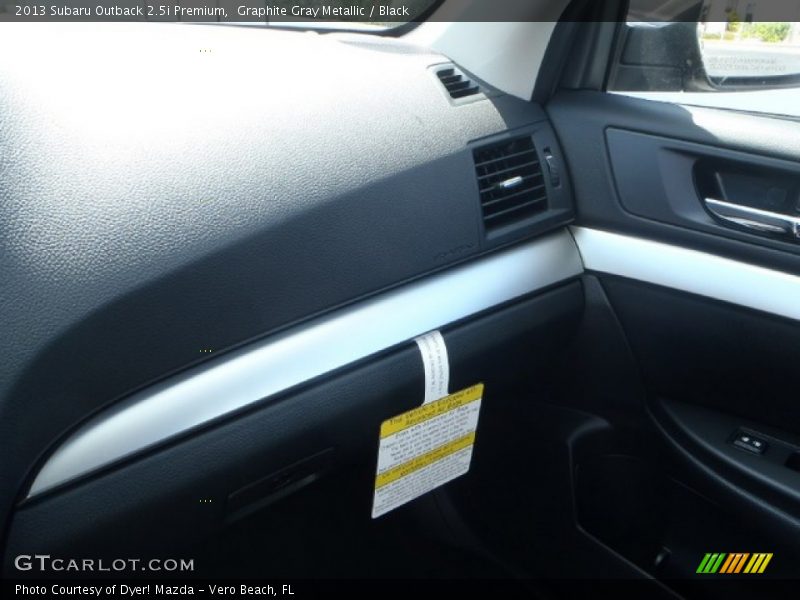 Graphite Gray Metallic / Black 2013 Subaru Outback 2.5i Premium