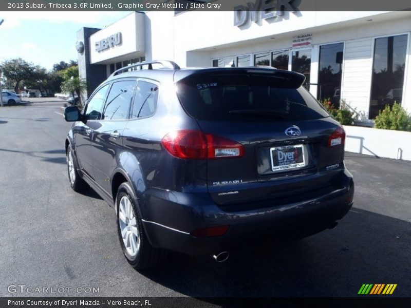 Graphite Gray Metallic / Slate Gray 2013 Subaru Tribeca 3.6R Limited