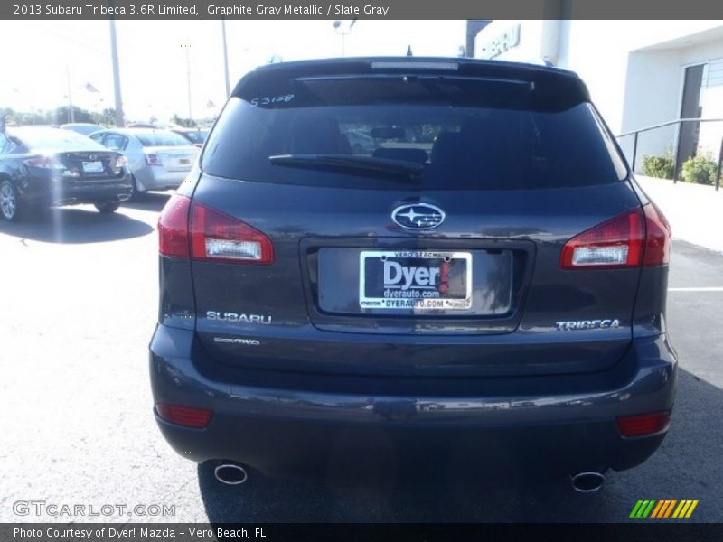 Graphite Gray Metallic / Slate Gray 2013 Subaru Tribeca 3.6R Limited