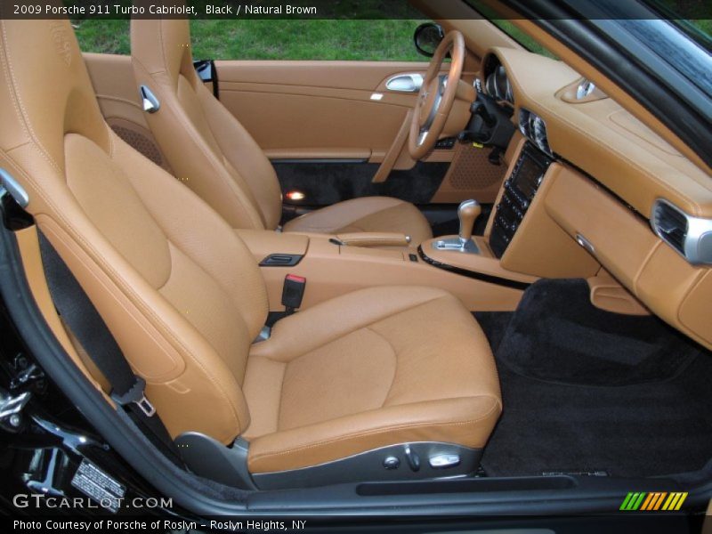  2009 911 Turbo Cabriolet Natural Brown Interior