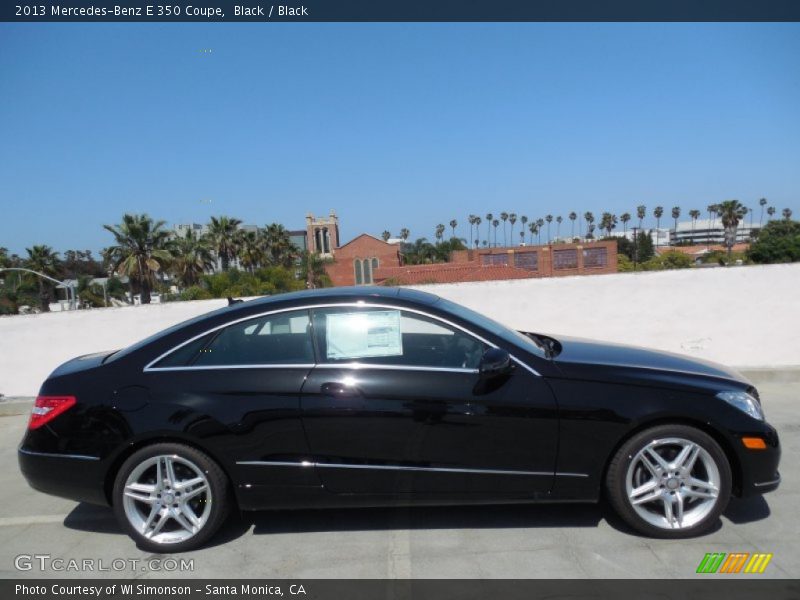 Black / Black 2013 Mercedes-Benz E 350 Coupe