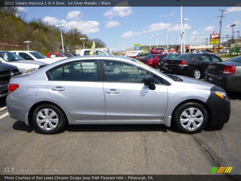 Ice Silver Metallic / Black 2012 Subaru Impreza 2.0i 4 Door