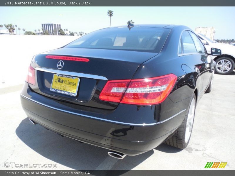 Black / Black 2013 Mercedes-Benz E 350 Coupe